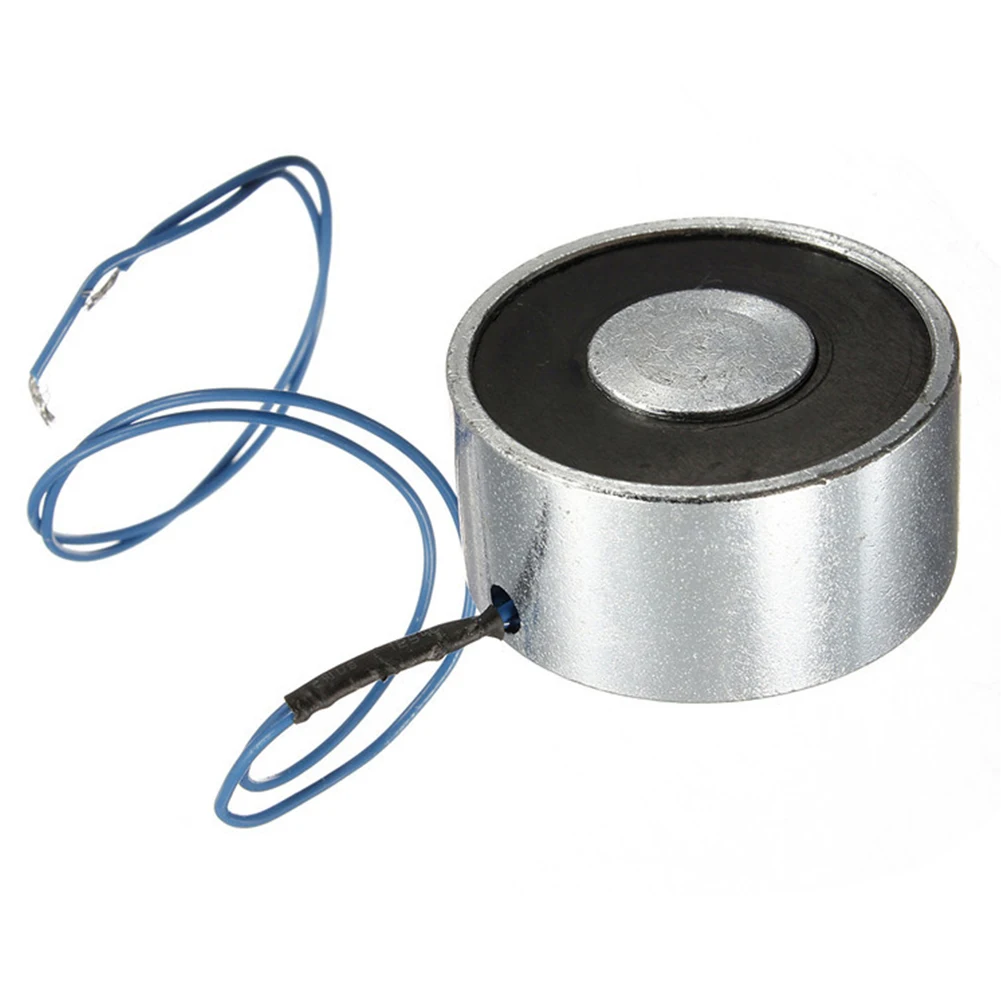 

DC 12V 25KG Electric Magnet Equipment Circular Sucker DIY Mini Solenoid Lift Practical Power Micro Strong Electromagnet Holder