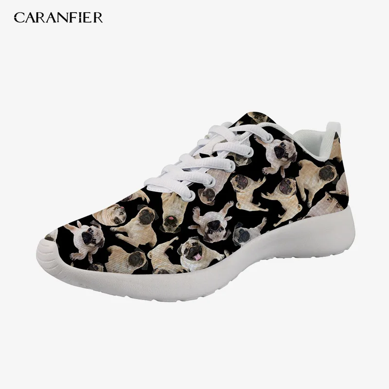 

CARANFIER Students New Sports Shoes Printing Mixed Color Outdoor Breathable Non-slip Round Tod Strap Running Shoes Unisex 2019