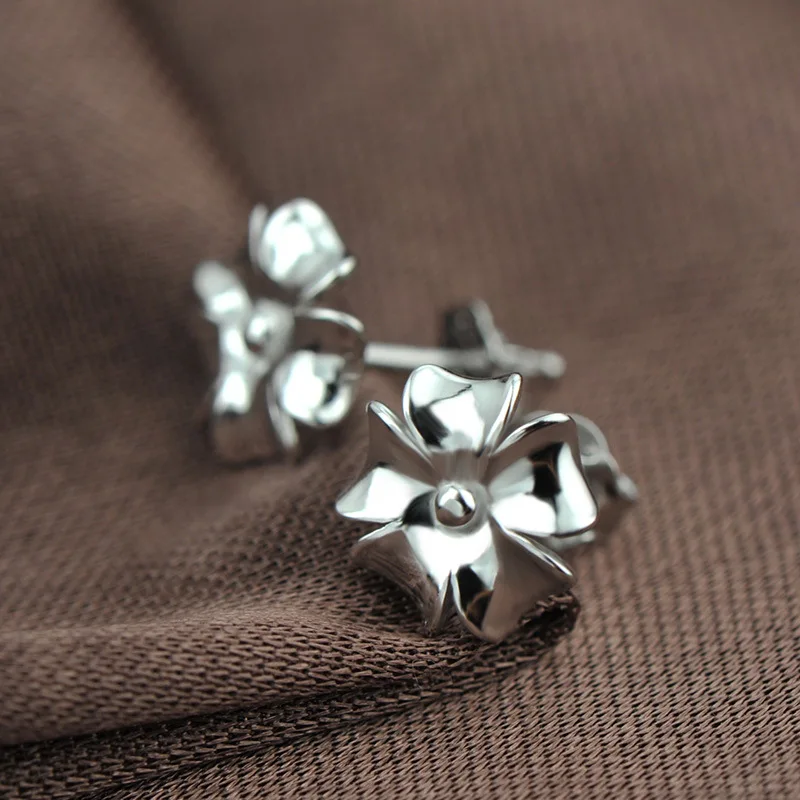HeeZen Hot Sale Charms Flower Stud Earrings Exquisite Ear Jewelry Accessories Anniversary Bijoux Gift for Women | Украшения и