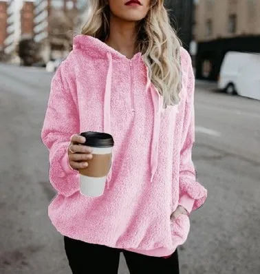 2018 Warm Hooded Sweater Women Thick Pullovers Women Outerwear Long Sleeve Womens Sweater Oversized Jumpers Women Pull Femme 2018 Warm Hooded Sweater Women Thick Pullovers Women Outerwear Long Sleeve Womens Sweater Oversized Jumpers Women Pull Femme