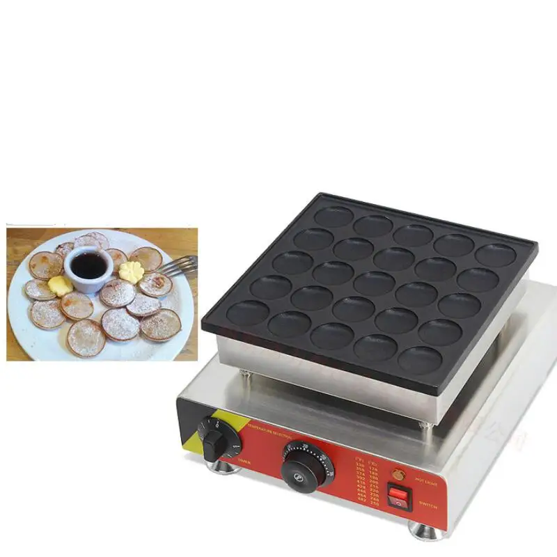 

800W Commercial Waffle Furnace 25-hole muffins Waffle maker Single head waffle furnace 110V/220V