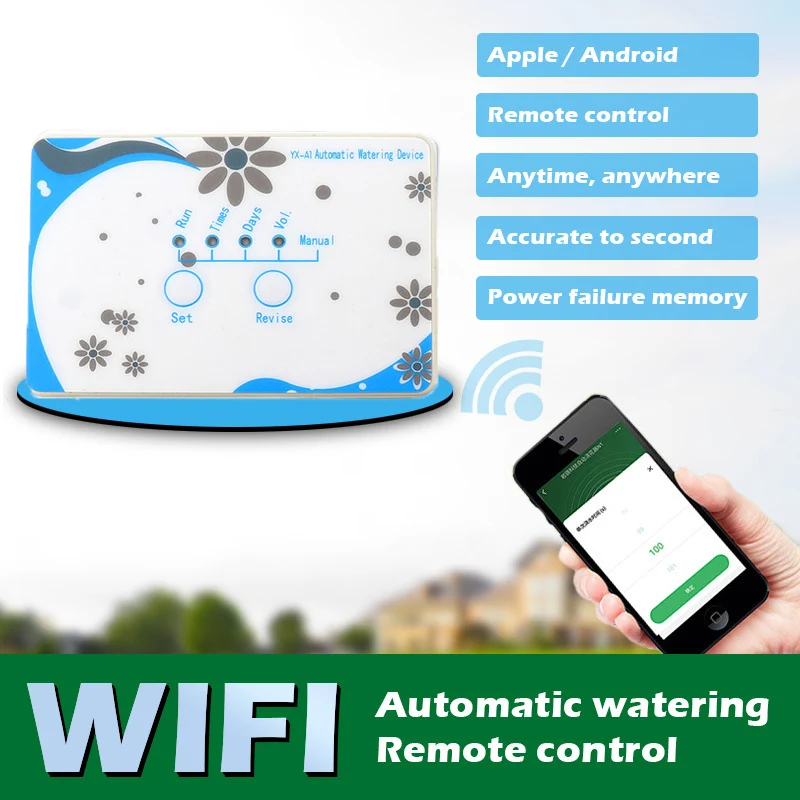 IOS/Android умный дом Wi-Fi автоматическое управление таймером система для полива сада набор для полива комнатных растений инструменты