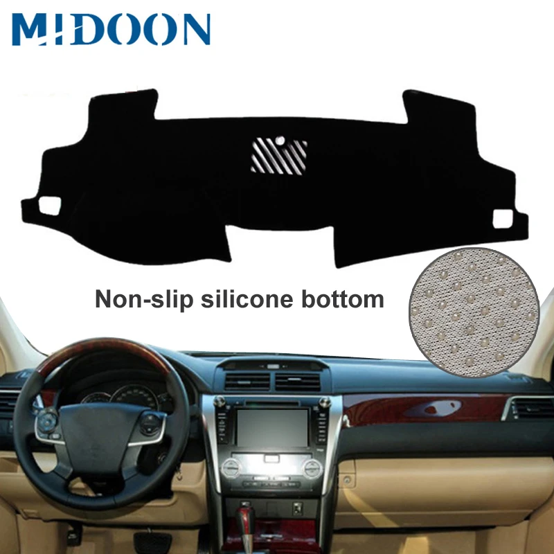 MIDOON для Toyota Camry XV50 2011 2012 2013 2014 2015 2016 2017 Чехлы стайлинга автомобиля коврик приборной