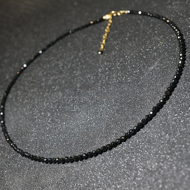 

Simple Black Beads Short Necklace Female Fashion Jewelry Women Choker Necklaces Bijoux Femme Ladies Party Accessories Necklace