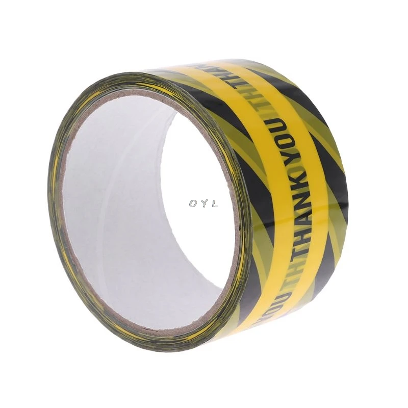 1 لفة 25 m الأصفر Opp أشرطة تحذير الحذر علامة سلامة العمل أشرطة لاصقة ملصق يدوي الصنع ل مول المدرسة مصنع