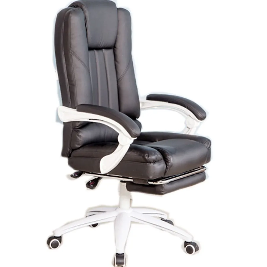 ЕС офисный Silla домашний для работы геймерский игровой Esports Poltrona Boss стул колесо может лежать с подставкой для ног Эргономика - Цвет: Nylon feet BLACK