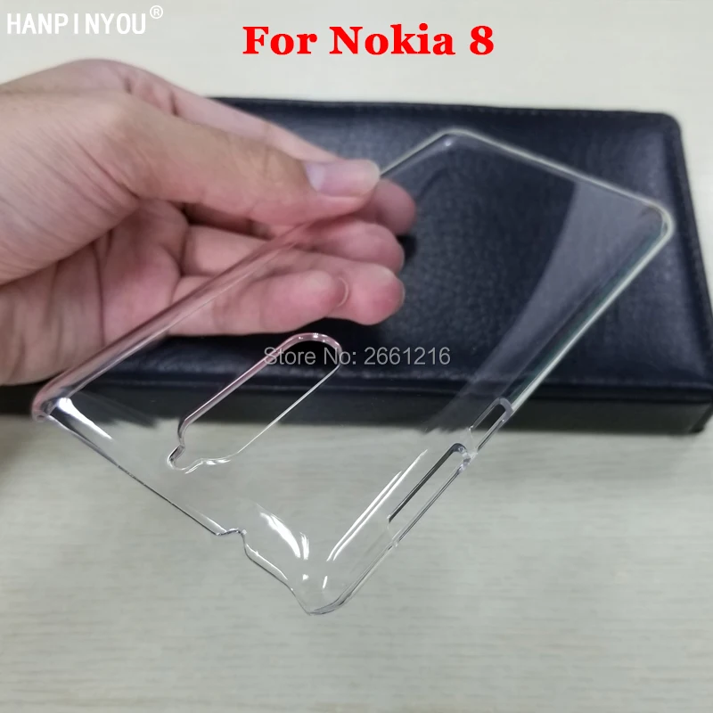 For Nokia 8 (2017) TA-1012 5.3&quot New Hard PC Case Ultra Thin Clear Plastic DIY Cover Protective Skin | Мобильные телефоны и