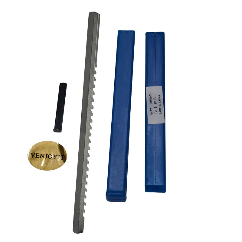 

Keyway Broach 8mm C Push Type Metric Size Broach High Speed Steel Keyway Cutting Tool for CNC Router