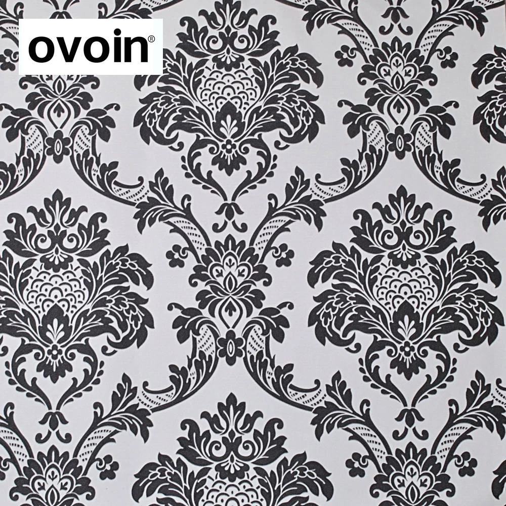 Online Buy Wholesale Contemporary Wallpaper From China - European Style Black White Damask Wallpaper Contemporary Textured Pvc Wallpaper Waterproof(china) online buy wholesale contemporary wallpaper from china - european style black white damask wallpaper contemporary textured pvc wallpaper waterproof(china)