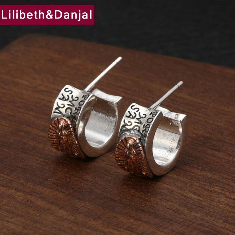 

2019 Creative Virgin Mary Ladies Earring 100% Real 925 Sterling Silver Fine Jewelry Women Men pendientes verano Stud Earring E01