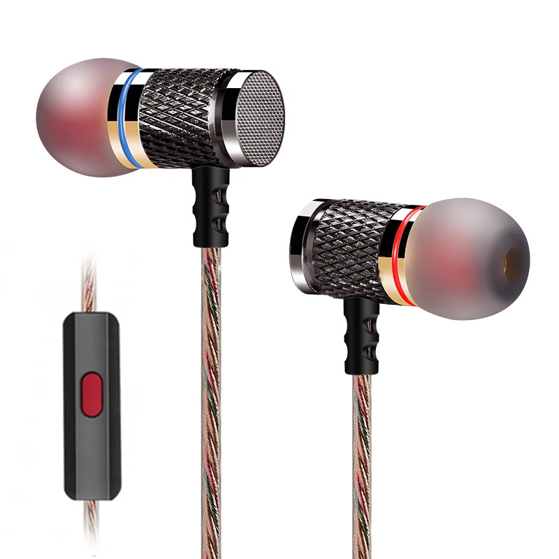 KZ EDR1 Special Edition Gold Plated Housing Earphone With Microphone 3.5mm HD HiFi In Ear Monitor Bass Stereo Earbuds For Phone
