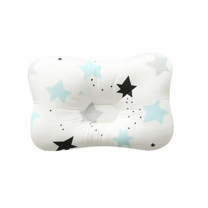 Детская подушка 3D дышащая сетка анти-смещение неонатальная Подушка коррекция штампы хлопок детская подушка с мультяшным декором