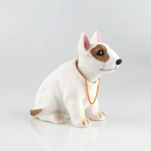 Прекрасный милый интерьер автомобиля украшение куклы качающейся головой кивающая собака игрушка привлекательный