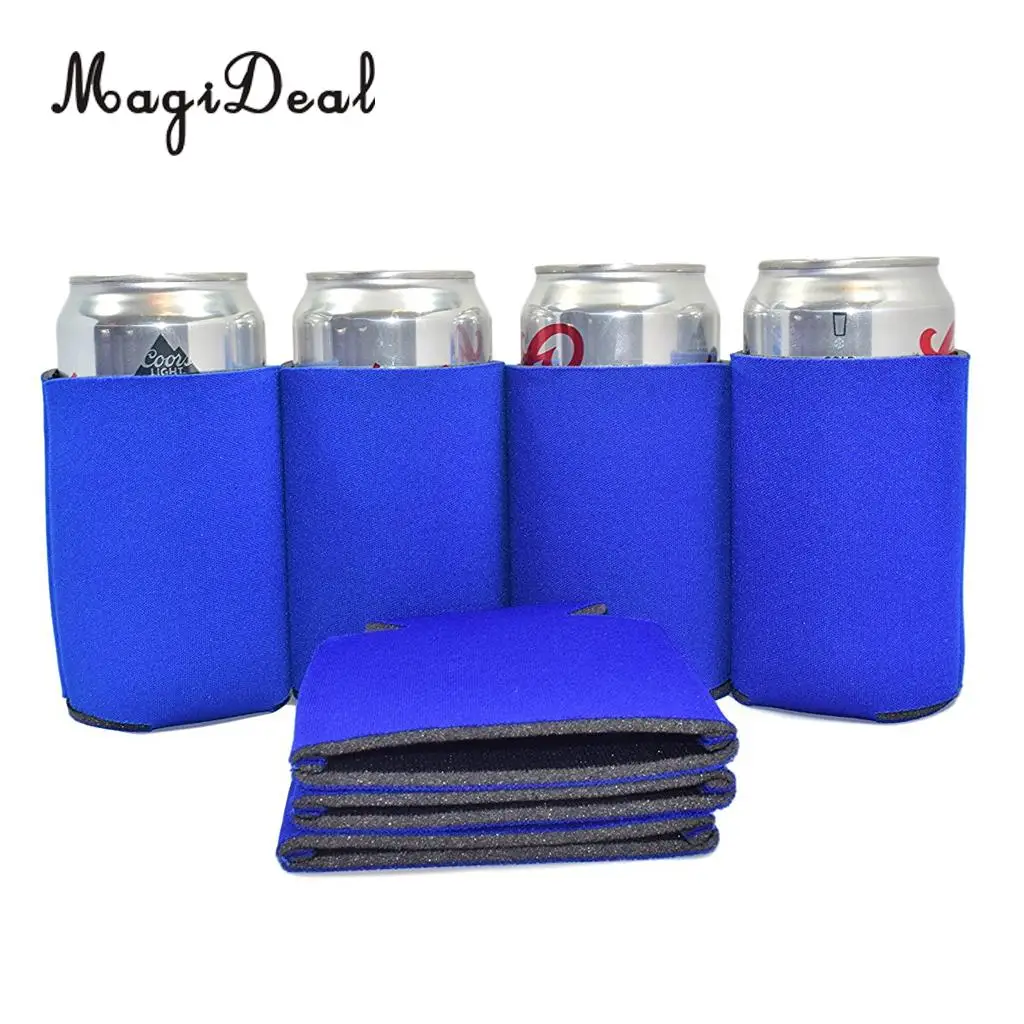 MagiDeal Neoprene Collapsible Cooling Beer Can Cover Drinks Bottle Tin Cooler Sleeve Holder 