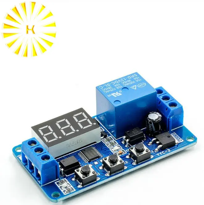 

12V LED Home Automation Delay Timer Control Switch Relay Module Digital display