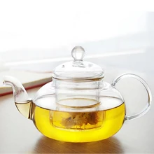 Hohe Qaulity Hitzebeständigem Glas Teekanne Mit Infuser Kaffee Tee Blatt Pflanzliche Home Office Drink 350 ML/600 ML/800ML1000ML
