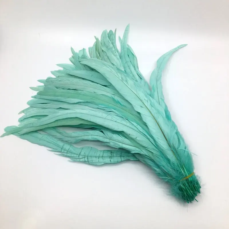 Natural Brown Rooster Tail Feather Accessories for DIY and Performance