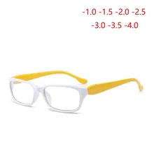1,0-1,5-2,0-2,5 до-4,0 литературные студенческие очки для близорукости для унисекс Ретро близорукие очки Квадратные очки