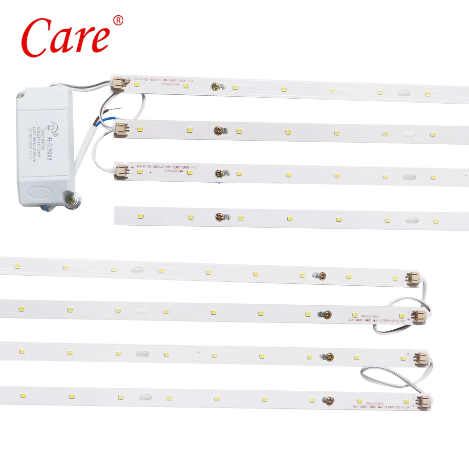 

Care 2835 LED Tube Ceiling Lamp LED Light Source LED Flat light Source Accessories 24W AC220V Power Driver + Magnetic Holder