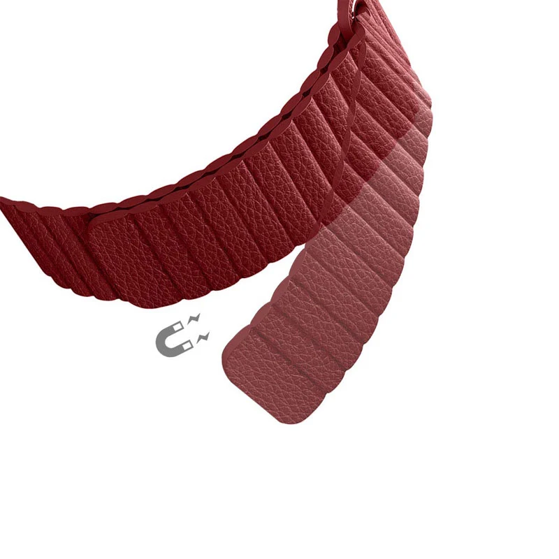 Genuine leather strap for apple watch 4/3/2/1 band 42mm 38mm 44mm 40mm belt Magnetic watchband for iwatch bracelet accessories Genuine leather strap for apple watch 4/3/2/1 band 42mm 38mm 44mm 40mm belt Magnetic watchband for iwatch bracelet accessories