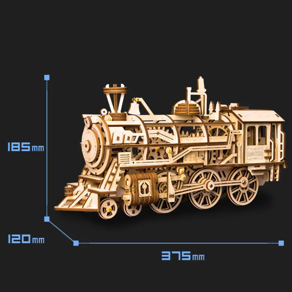 3D деревянные фигурки DIY украшение для дома корабль дирижабль трактор DIY сборка модели креативный Настольный подарок украшения