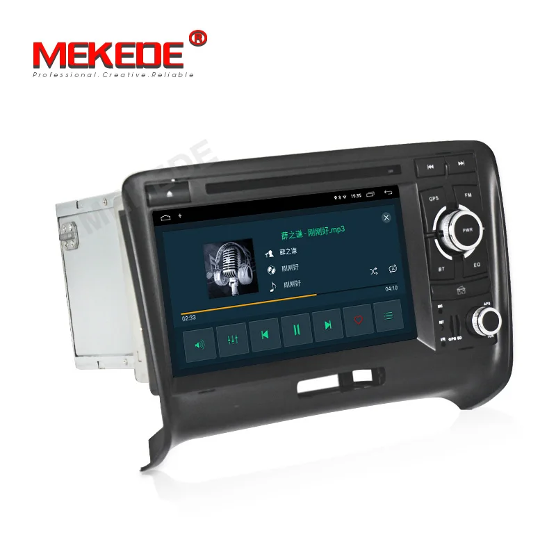 Sale MEKEDE HD 1024x600 Android 9.1 2 DIN Car DVD GPS For Audi TT MK2 8J 2006 2007 2008 2009 2010 2011 2012 multimedia player radio 2