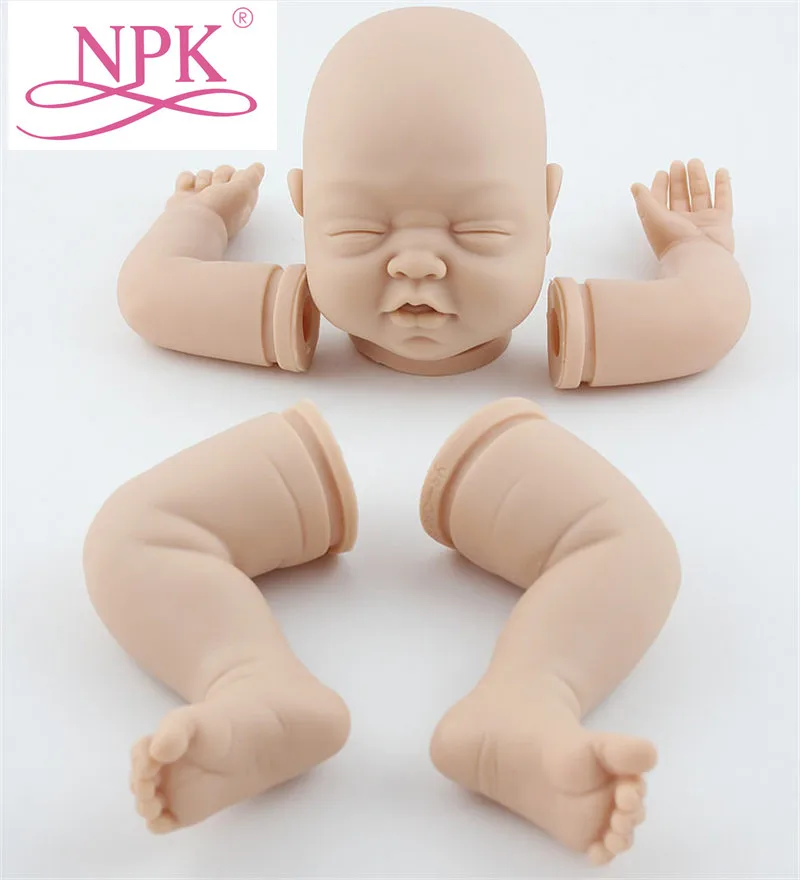 NPK 24 дюйма около 60 см Reborn Baby Doll наборы сделаны из силикона винил Bonecas Bebes куклы в