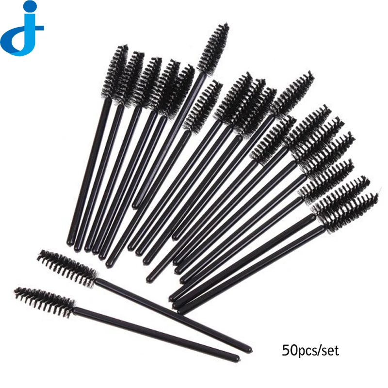 50PCS Disposable Mascara Brush Mini Lash Make Up Applicator Eyelash Extension Brushes Tool SC23