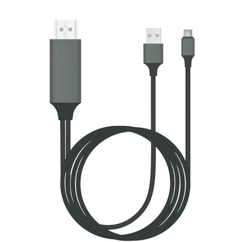 

Type-C to HDMI Converter 4K 30Hz HD External Video Graphics Extend Cable Adapter 3.1 USB C to HDMI Cable for Macbook HDTV