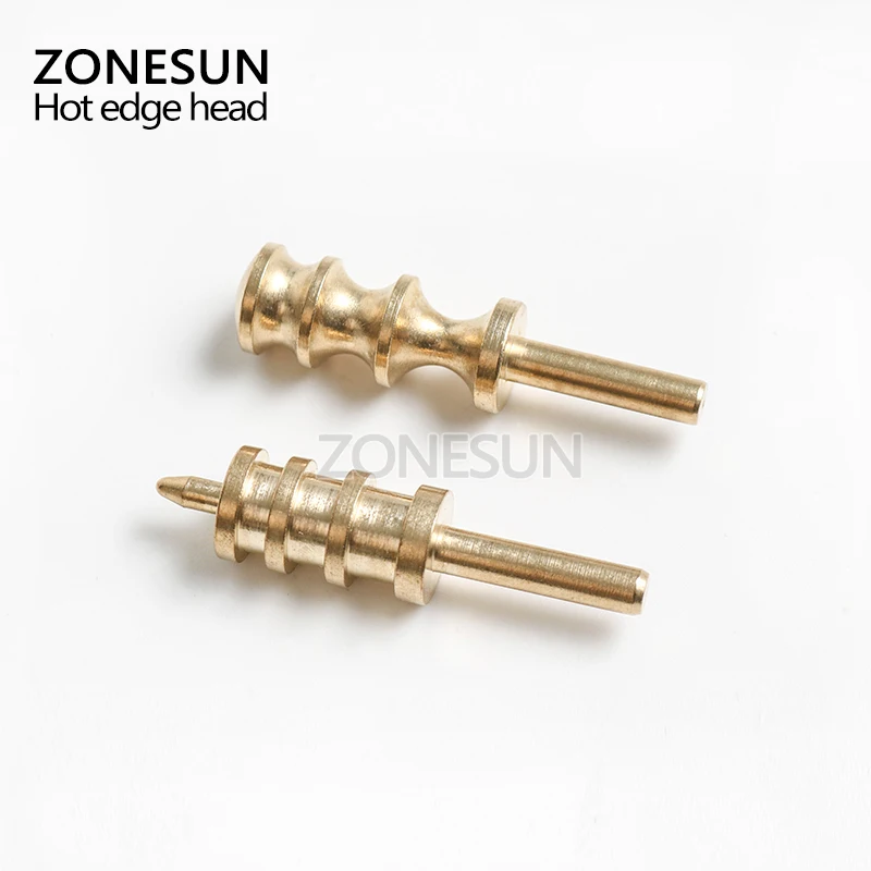 ZONESUN инструмент для работы с кожей латунный Электрический Железный медный наборы