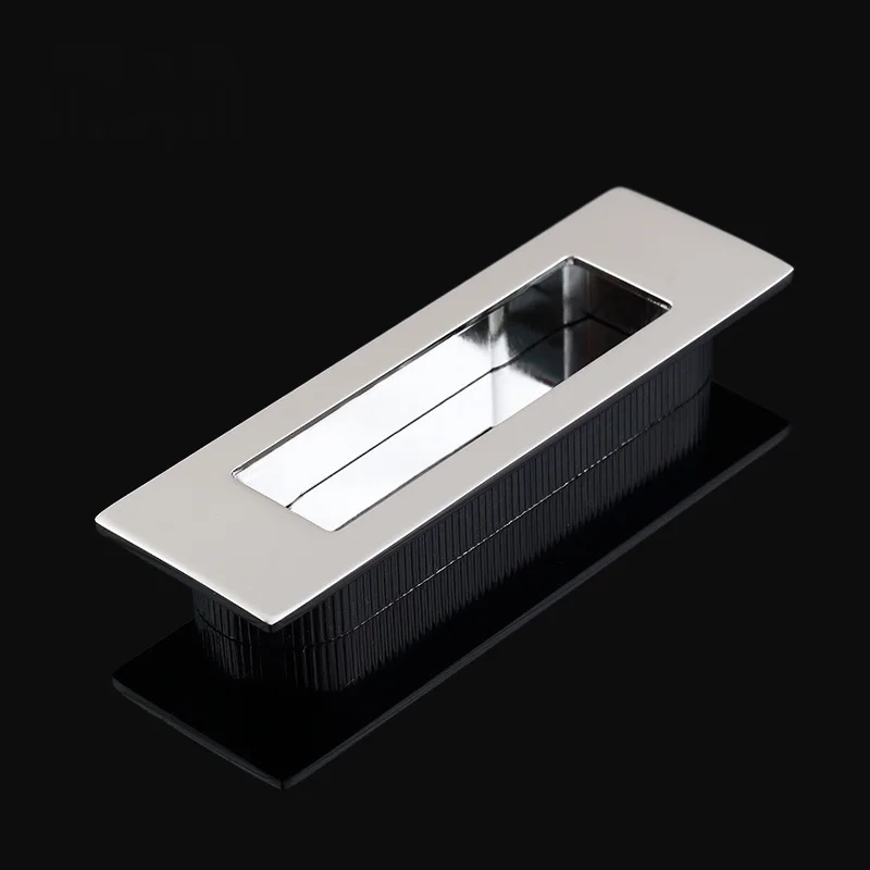 Hot 2pcs European Hidden Embedded Kitchen Sliding Door Handles
