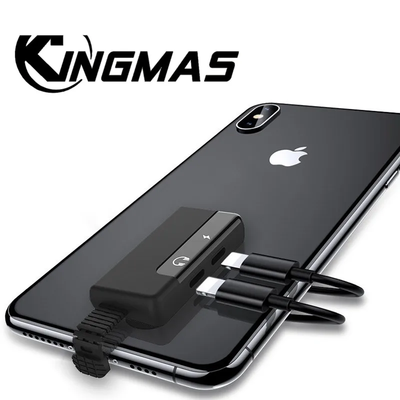 

Audio Adapter for apple Charging Call for iphone 6 6S X 8 7 Plus XS MAX XR Original Headphone AUX Splitter Connector Adapter