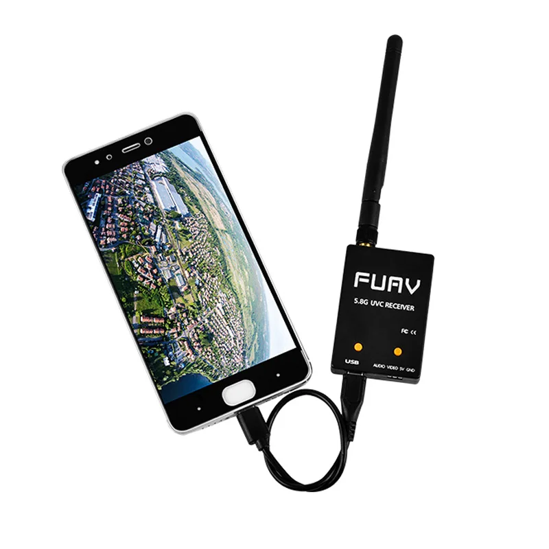 Mitoot FUAV UVC OTG 5 8G 150CH полный канал FPV приемник с аудио для смартфона Android|Детали и