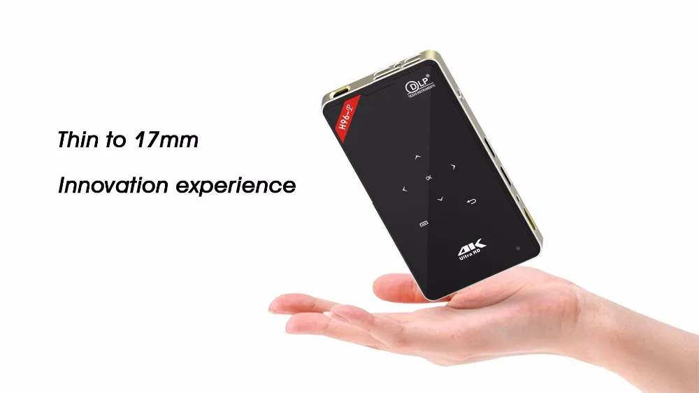 6-LINK-MI LM-H96-P(1GB+8GB)Amlogic S905 4K DLP project double wifi Bluetooth4.0 touch button keystone correction hd in OS5.1