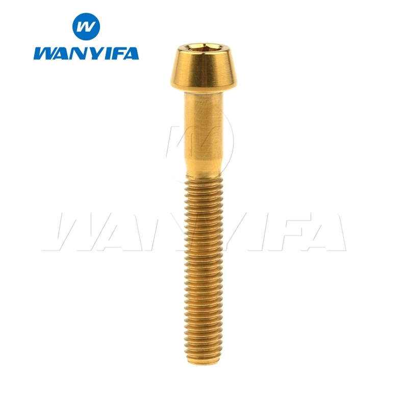 Wanifa конусная головка Винт С Титановым болтом M5x9 15 16 18 20 25 30 35 40 45 50 55 60 мм для