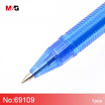 M& G, 0,5 мм стираемая ручка, 1 шт., оригинальные инструменты для письма, офисные гелевые ручки для письма, школьные канцелярские принадлежности - Цвет: Blue