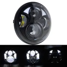 Motorcycle Headlight Led Cree Chip Waterproof 40W DRL Hi Low Daymaker 5.75 Inch 5 3/4” Headlight Bulb For Harley Headlamps