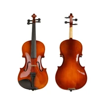 Handcarft Полностью деревянная скрипка 4/4 3/4 2/4 1/4 1/8 полный набор с Чехол с бантом для детей и взрослых скрипка o инструменты ручной работы скрипка