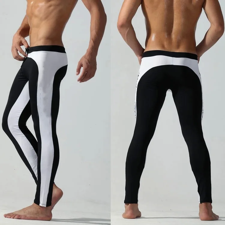 

Men's tight trunks nine-point swimming trunks quick-drying swimsuit sun protection long leg swimming trunks men's swimming trunk