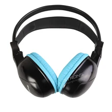 Infrared Stereo Wireless Headphones Headband Earphones Dual Channel IR Cordless Headsets For Car Roof DVD Or Headrest DVD Player