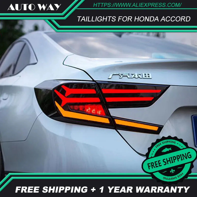 Car Styling Taillight Tail Lights Case For Honda Accord 2018 Led Car Styling Taillight Tail Lights Case For Honda Accord 2018 Led Taillights