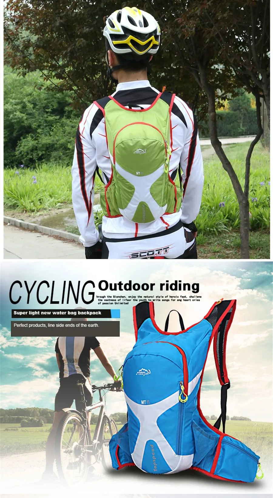BATFOX новая велосипедная сумка рюкзак Велосипедное оборудование 15L маленькие велосипедные рюкзаки для бега на открытом воздухе, для путешествий, для занятий спортом