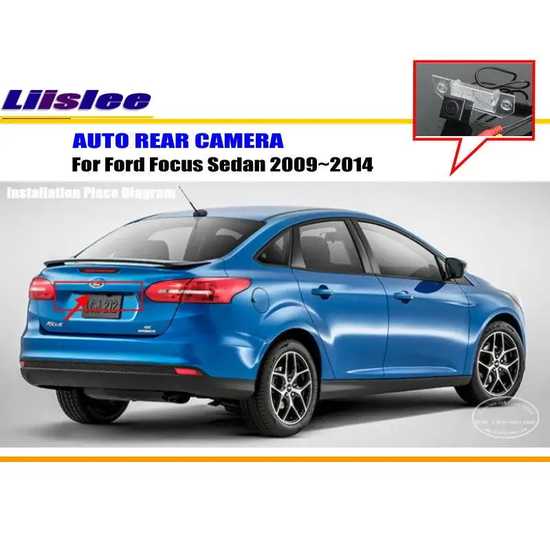 Liislee Автомобильная задняя камера для Ford Focus Sedan 2009 ~ 2014/задняя парковочная камера/HD