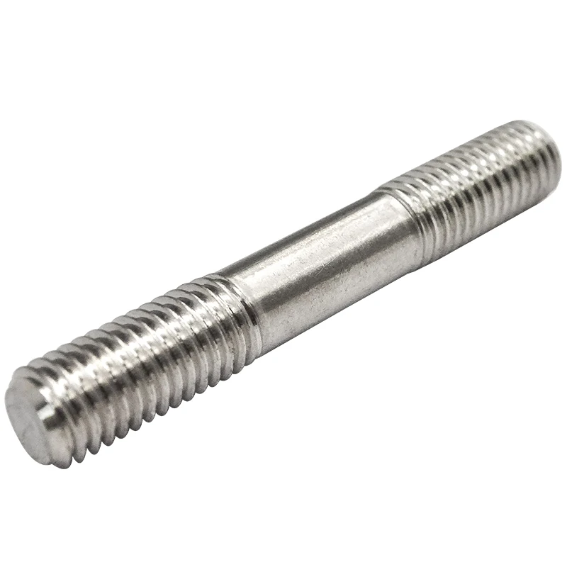 10pcs/lot Stainless steel double end thread rod dual head threaded bar stud bolt M2 M2.5 M3 M4 M5 M6