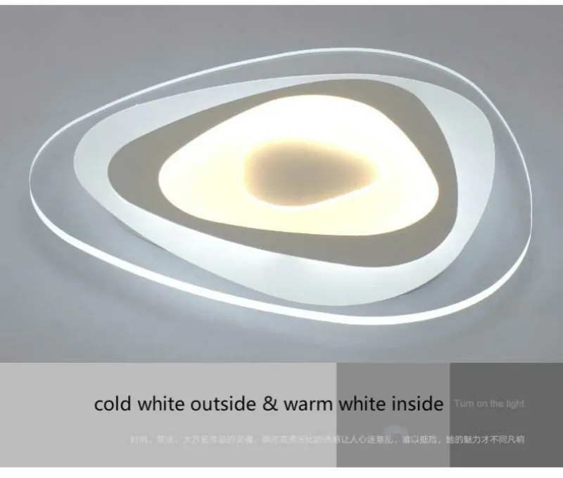 Современный скандинавский светодиодный потолочный светильник, белый креативный круглый потолочный светильник для спальни, ресторана, гостиной, наземный светильник