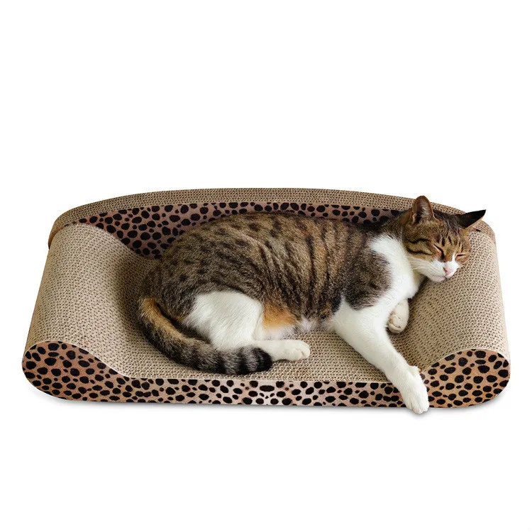 

Corrugated paper back sofa-shaped cat scratch board 50CM pet supplies claws toy sofa