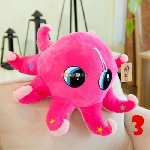 Fancytrader 1 pc 28'' x 12'' Big 70cm x 30cm Plush Stuffed Octopus 4 Colors, Free Shipping FT90526 (4)