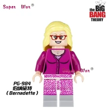50 шт. супергерой TBBT tv Bernadette строительные блоки экшн-блоки, друзья для девочек, домашние игры, детские игрушки