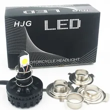 Faro del Moto H6 H4 Led Hi lo Fascio 6000 K 2000LM Condotto Kit alto/bajo di conversion lampadina Moto Accessori