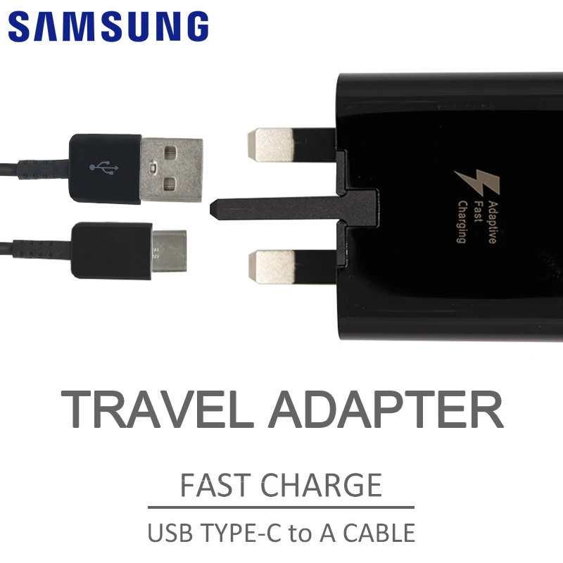 Samsung Fast Charger For GalaxyS8 S9 Note 8 Phone Battery Type-c EU US UK Plug 9V 1.67A 5V 2A Quick Charger 3.0 Samsung Fast Charger For GalaxyS8 S9 Note 8 Phone Battery Type-c EU US UK Plug 9V 1.67A 5V 2A Quick Charger 3.0
